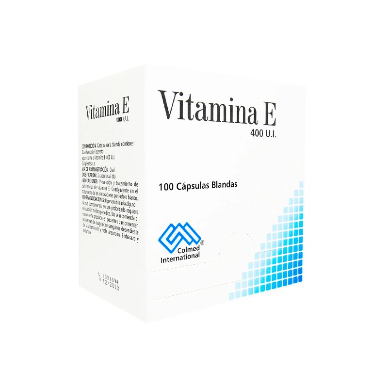 vitamina E Vitamina E 400 Ui Cápsula Blanda - Imagen 1