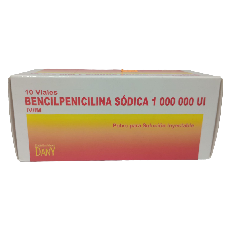 BENCILPENICILINA 800X800 BENCILPENICILINA SODICA 1,000 000 UI POLVO PARA SOLUCION INYECTABLE IM - IV - Imagen 1