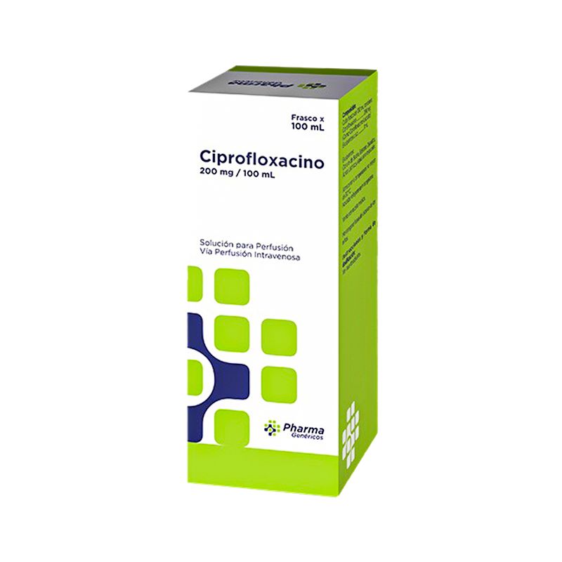Ciprofloxacino-compressed CIPROFLOXACINO 200MG/100ML - Imagen 1