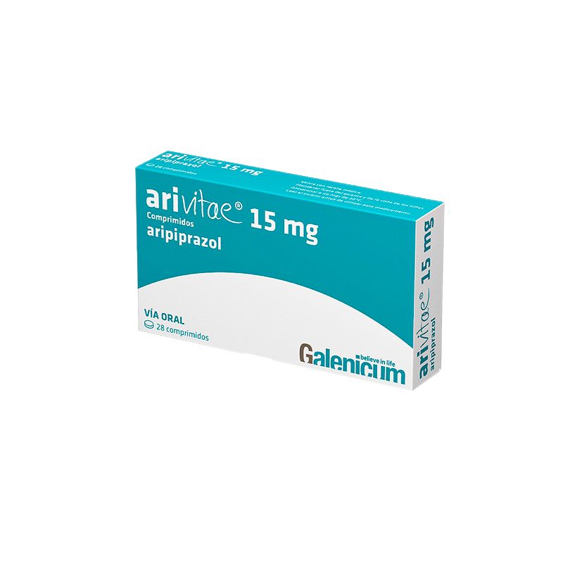 arivitae 15mg-compressed ARIVITAE (ARIPIPRAZOL 15 MG) COMPRIMIDOS RECUBIERTOS - Imagen 1