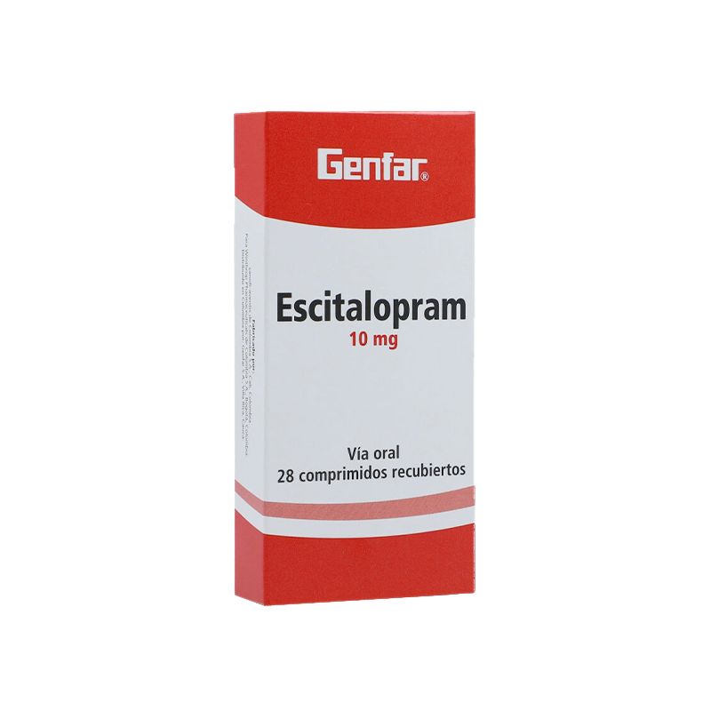 escitalopram 10mg-compressed ESCITALOPRAM 10MG - Imagen 1