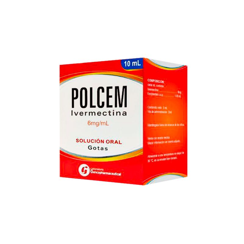 ivermectina 6mg-compressed POLCEM (Ivermectina 6mg/ml) - Imagen 1