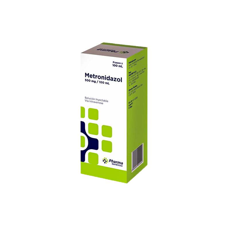 metronidazol 500mg-compressed METRONIDAZOL 500MG/100ML - Imagen 1