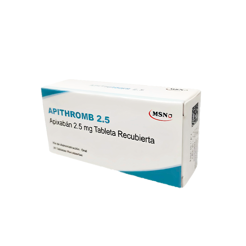 apithromb 2.5 APITHROMB 2.5 (Apixabán 2.5MG) - Imagen 1