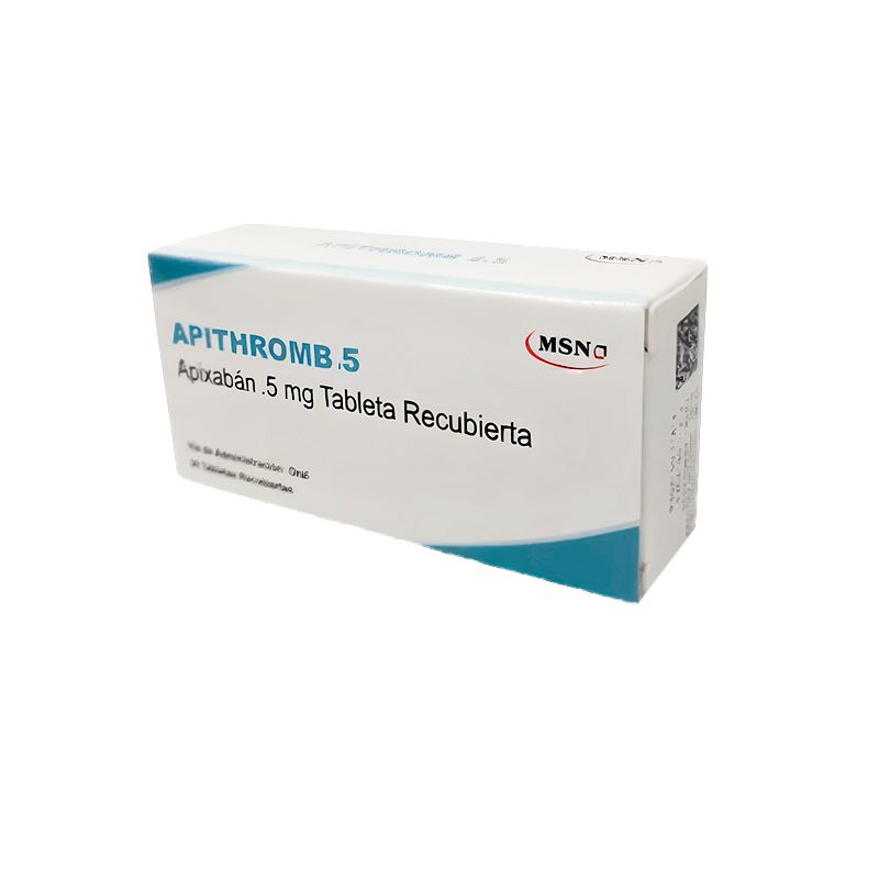 apithromb 5 msn-compressed APITHROMB 5 (Apixabán 5mg) - Imagen 1
