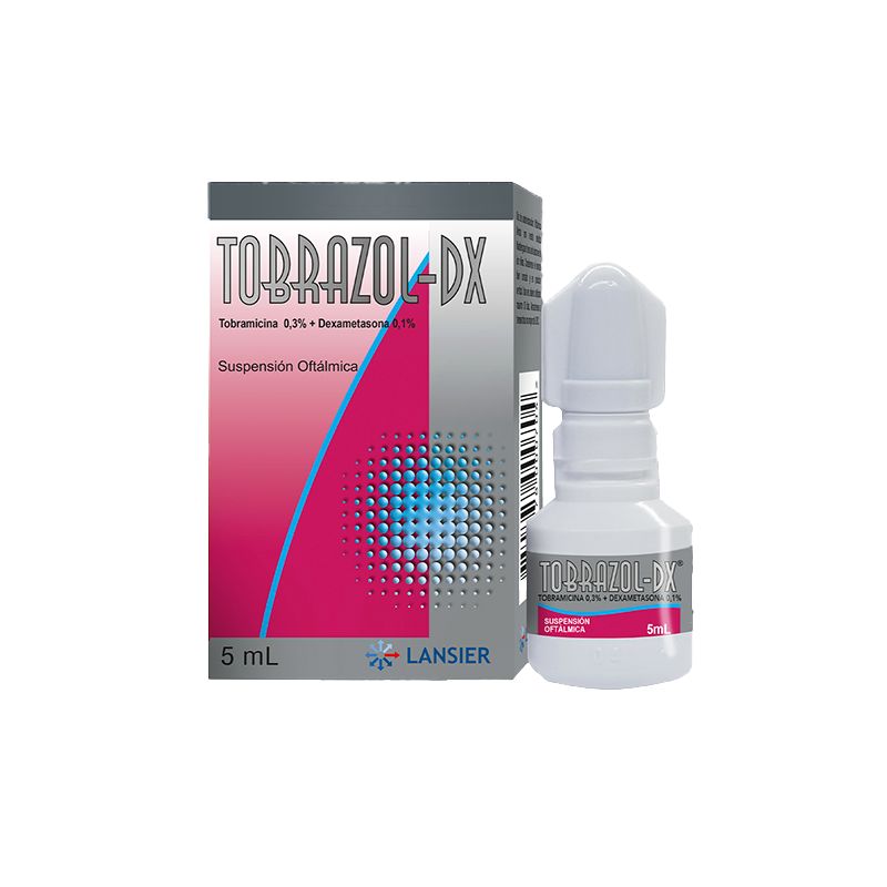 tobramicina 0-compressed TOBRAZOL-DX (Tobramicina 0,3% + Dexametasona 0,1%) - Imagen 1