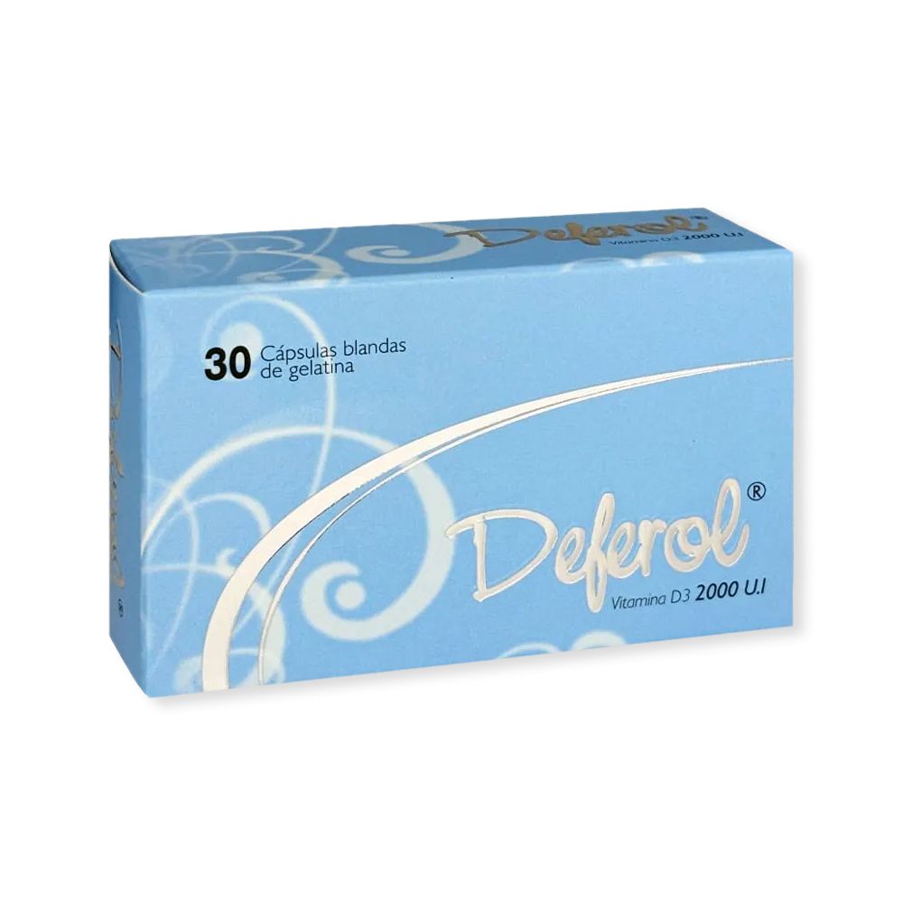 deferol-compressed VITAMINA D3 (DEFEROL 2000 UI) - Imagen 1