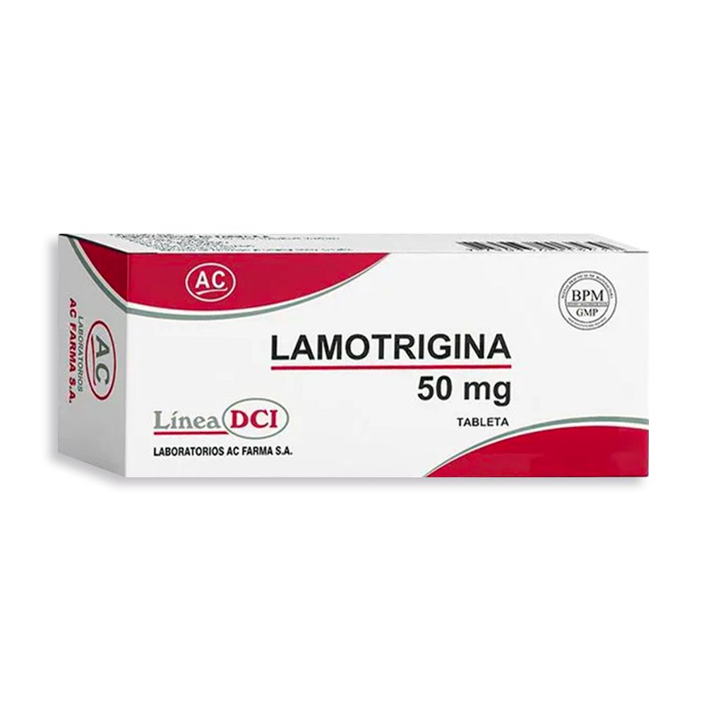 lamotrigina-compressed LAMOTRIGINA 50MG - Imagen 1