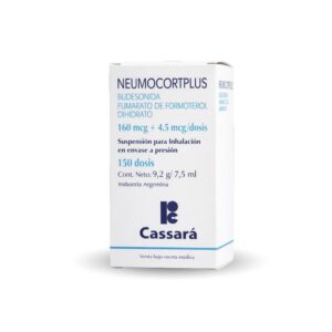 NEUMOCORTPLUS (BUDESONIDA / FUMARATO DE FORMOTEROL DIHIDRATO 160 MCG + 4.5 MCG / DOSIS)