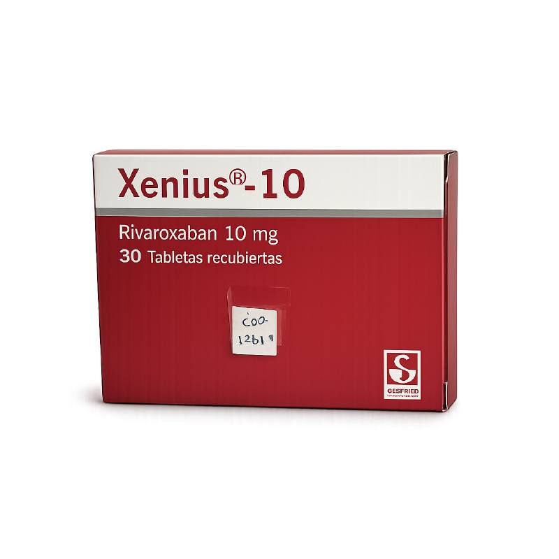 Xenius - 10 30 Tabletas (1) XENIUS - 10 (RIBAROXABAN 10 MG) - Imagen 1