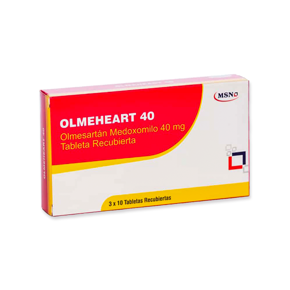 olmeheart 40 Olmeheart 40 mg (olmnesartan medoxomilo 40mg) - Imagen 1