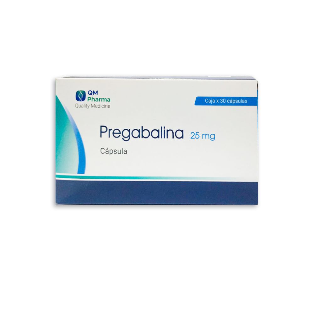 pregabalina- PREGABALINA 25MG - Imagen 1