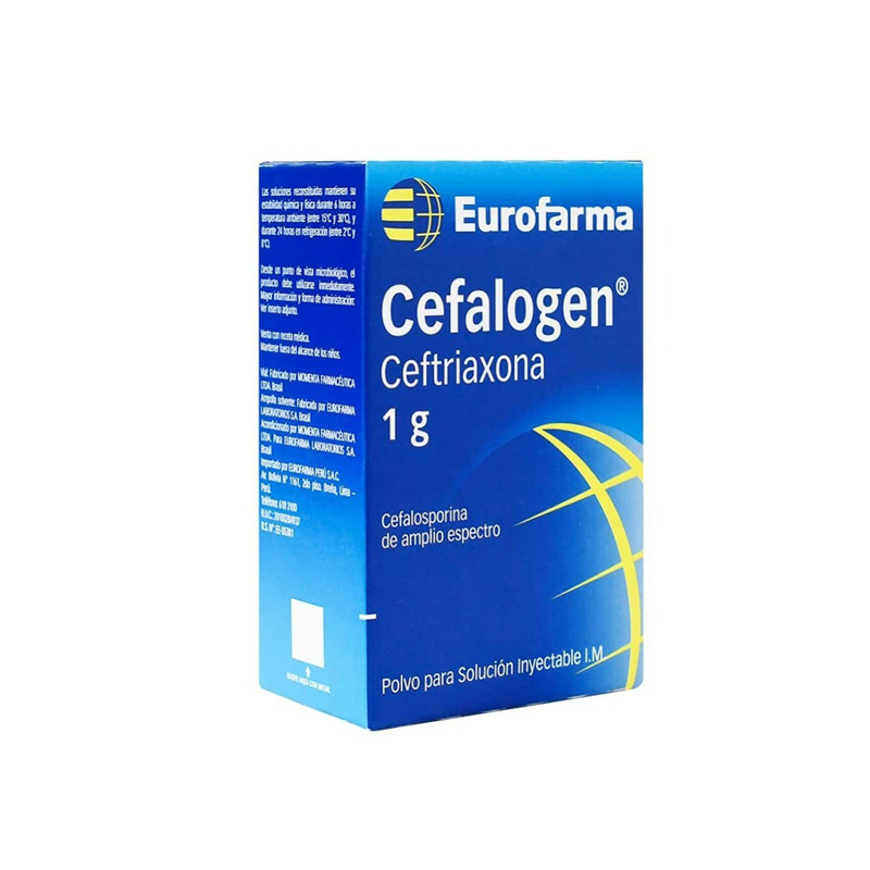 Cefalogen CEFALOGEN (CEFTRIAXONA 1 G) - Imagen 1
