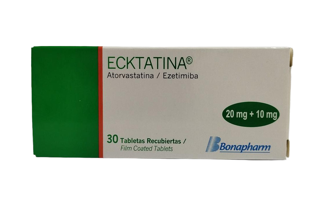 ECKTATINA ECKTATINA (atorvastatina /ezetimiba 20mg/10mg) - Imagen 1