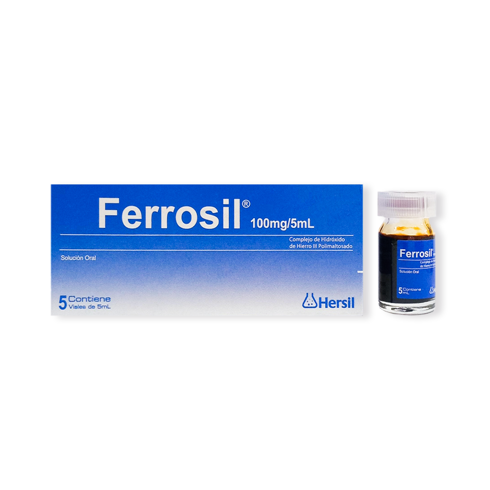 ferrosil FERROSIL (COMPLEJO DE HIDROXIDO DE HIERRO III POLIMALTOSADO ) - Imagen 1
