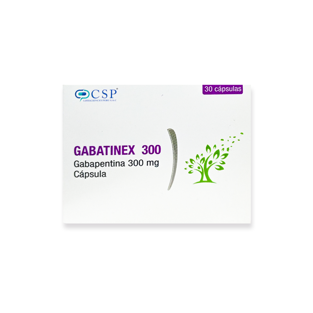 gabatinex 300 GABATINEX 300 MG (GABAPENTINA 300 MG) - Imagen 1