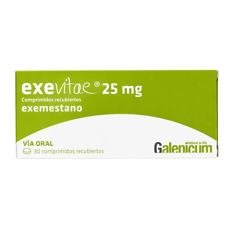 EXEVITAE PNG EXEVITAE 25 MG(EXEMESTANO) COMPRIMIDO RECUBIERTO - Imagen 1