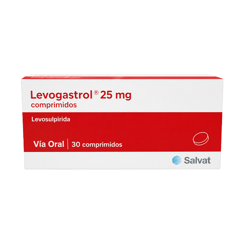 Levogastrol 25mg LEVOGASTROL (LEVOSULPIRIDA 25MG)COMPRIMIDOS - Imagen 1