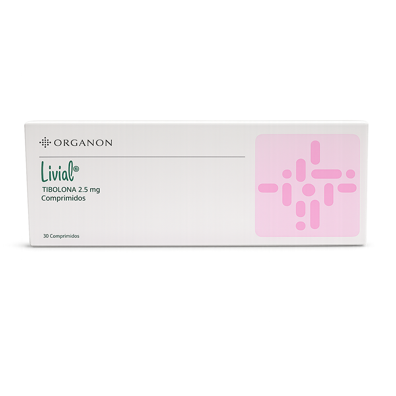 LIVIAL PNG LIVIAL (TIBOLONA 2,5 MG) COMPRIMIDOS - Imagen 1