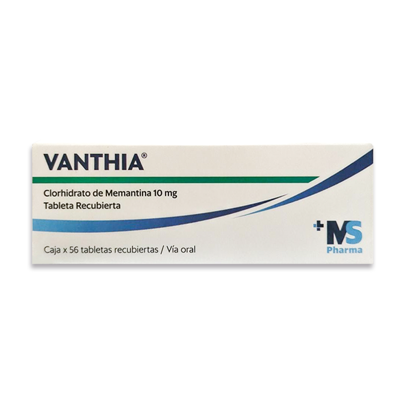 VANTHIA VANTHIA (CLORHIDRATO DE MEMANTINA 10 MG) BLISTER X 14 TABLETAS RECUBIERTAS - Imagen 1